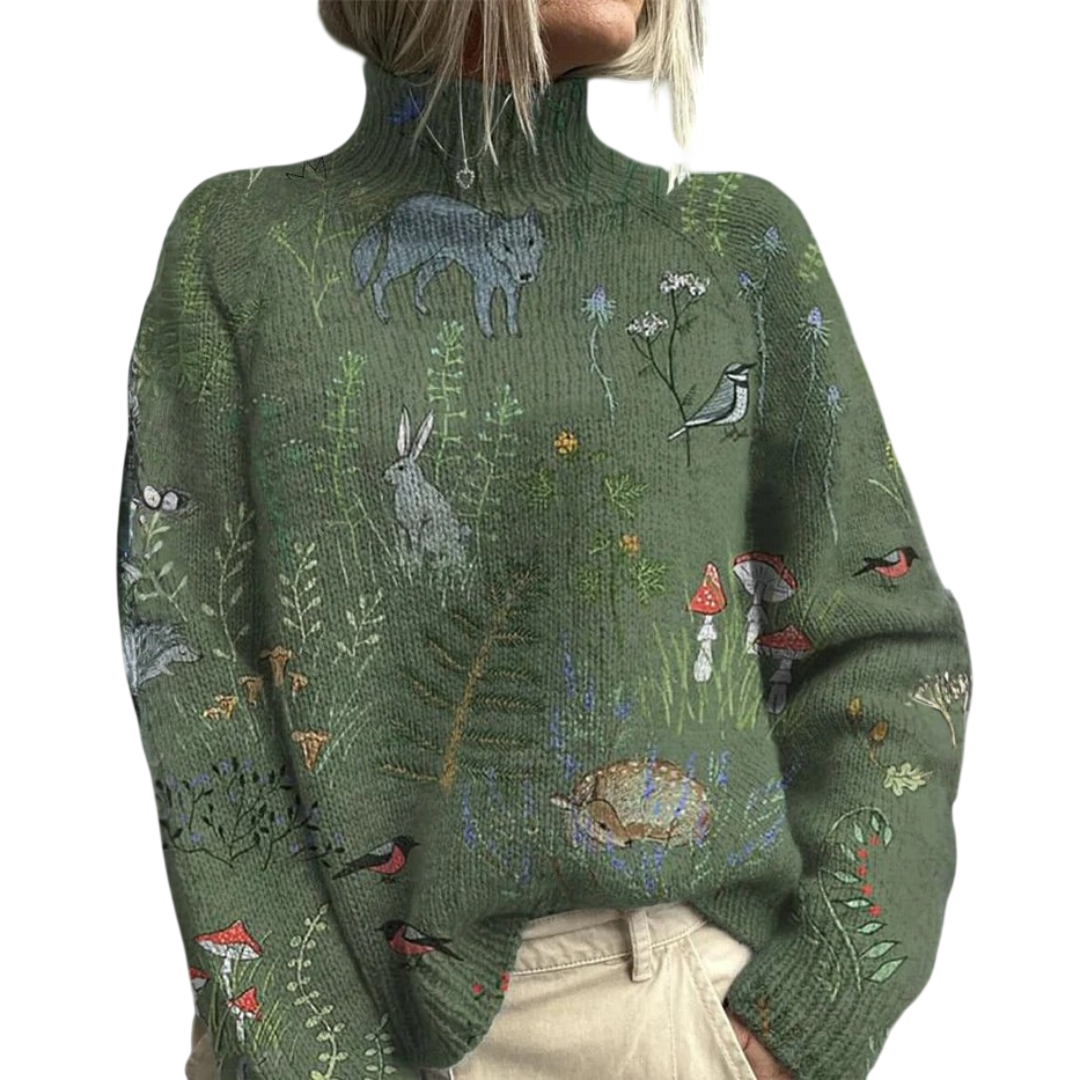 Ashley | Maglione a Collo Alto Caldo ed Elegante